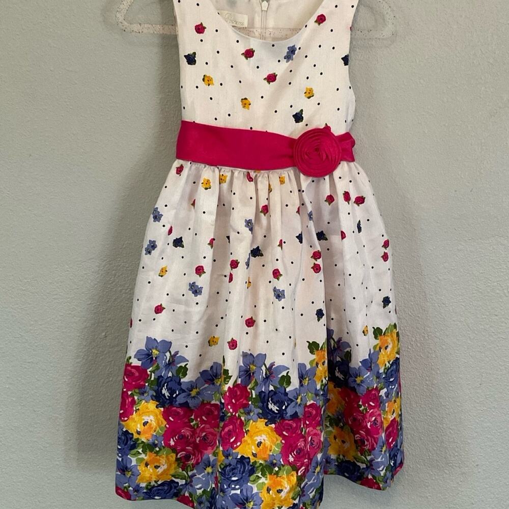 Girl, size 6, American Princess floral dress